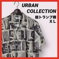 アーバンコレクション　トランプ柄　半そでシャツ　XL