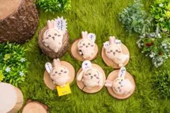 うさぎだらけくじ E賞 ぬいぐるみバッジ 全種セット