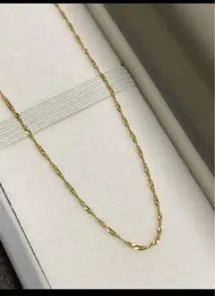 k18 スクリューチェーンネックレス