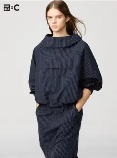 ユニクロC フーデッドプルオーバーシャツ XL