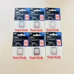 【未開封】SanDisk Ultra SDカード 32GB 6枚セット
