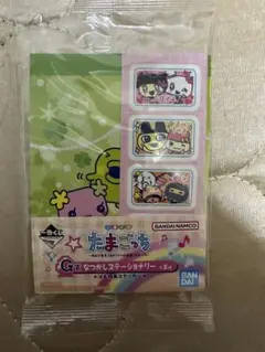 たまごっち　一番くじ　G賞　なつかひステーショナリー　メモ帳&ステッカー