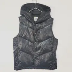 BEAMS 【S】【美品】 ビームス ダウンベスト ブラック メンズ 古着