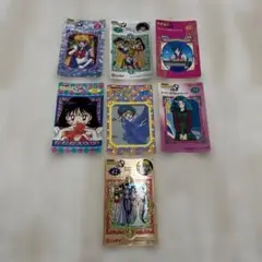 当時物　セーラームーン　ニッスイ　シール　スーパーエクセレント　7枚　レア