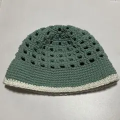 バケットハット　帽子　パステルカラー　ハンドメイド 子ども用