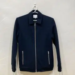 【THE SHOP TK】ネイビー ジップアップ ジャンパー