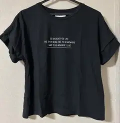 Beams Heart プリントTシャツ　ブラック