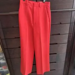 レディース スラックス サイズ6 レッド