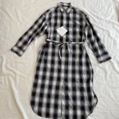 journal standard relume チェックシャツワンピース 長袖