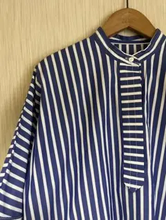 トゥモローランド　ストライプ 五分袖 シャツ 【美品】