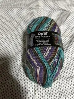 Opal 毛糸 100g 425m 多色 ストライプ