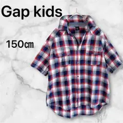 Gapkids ギャップ 半袖シャツ 150㎝ チェック柄