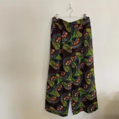 F0435　【Liebbe】 ガチョウパンツ　F　カラフルブラウン
