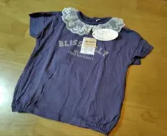 【新品未使用】しまむら　半袖　襟レース　Ｔシャツ　90