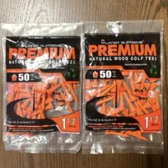 PLAYER SUPREME プレミアム ゴルフティー 50個入り　2セット