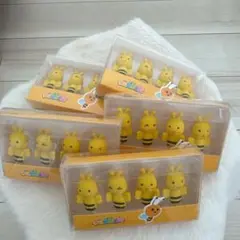 新品✨Ranvi 20 PCSミニ蜂鉛筆消しゴムセット、動物
