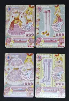 アイカツ！　プロモ　MC　ハートフルアーガイルワンピ　他4枚セット　マクドナルド