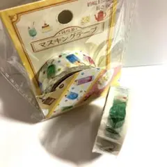 セリア ダイソー マスキングテープ クリームソーダ 純喫茶 喫茶店 シール 1