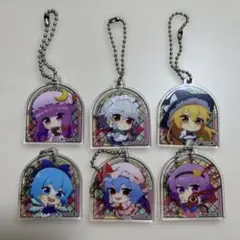 【東方Project アクリルキーホルダー】6個セット