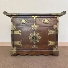 李朝家具　無垢　錠前　バンダジ　半閉櫃　箪笥　キャビネット　サイドボード　金具 李朝家具 無垢 錠前 バンダジ 半閉櫃 箪笥 キャビネット サイド
