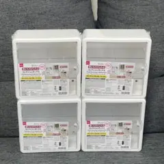 【送料無料】壁にも付けられるコレクションボックス×4個