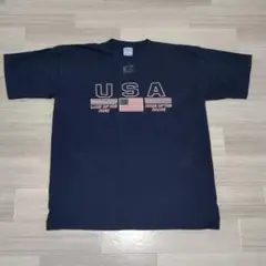 USA製 ネイビー 90s tシャツ 2XL