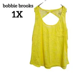 bobbie brooks 【1X】 イエロー ノースリーブ バッグオープン