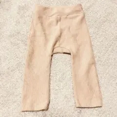 バースデイ モンキーパンツ 80 ピンクベージュ　コーデュロイ