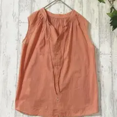 B:MING by BEAMS ノースリーブブラウス オレンジ夏映え◎