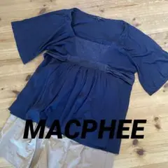 MACPHEE マカフィー　Tシャツ　1 ネイビー