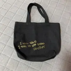 Heather ヘザー デニムトートバッグ マチあり