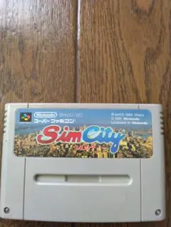 スーパーファミコン Sim City SHVC-SC