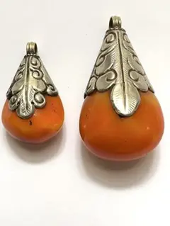 チベット　ペンダント2個セット