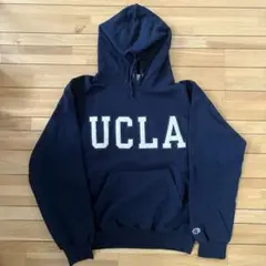 Champion UCLA フード付きパーカー S ネイビー