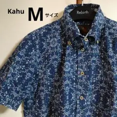 men's Kahu かりゆしウェアMサイズ　アロハシャツ沖縄