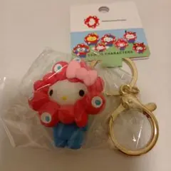 ハローキティ ミャクミャク　コラボキーホルダー