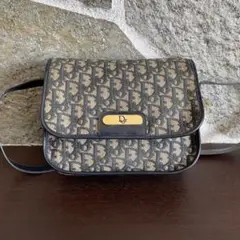 ヴィンデージ Christian Dior トロッター ショルダーバッグ