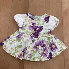 hakka kids 花柄チュニック 100