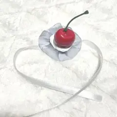 ヘッドドレス　さくらんぼドレス　ぬいぐるみ　おまんじゅう