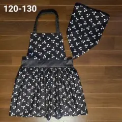 キッズエプロンセット☆チェリーブラック