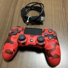 レッドカモフラージュ PS4 純正ワイヤレスコントローラー