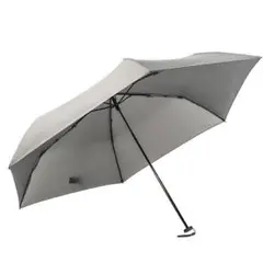 新品✨️ 折り畳み傘 グレー 晴雨兼用 軽量 コンパクト 手動開閉 超撥水加工
