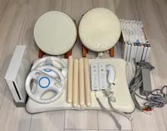 Wii本体と周辺機器、ゲームソフト8本セット