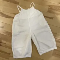 ホワイト サロペット 120