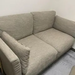 ベージュ 2人掛け　ソファ