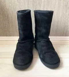 【良品】【hocco】ムートンブーツ★ブラック