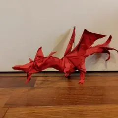 折り紙　ファイアリードラゴン