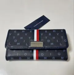 TOMMY HILFIGER 三つ折り財布 ネイビー