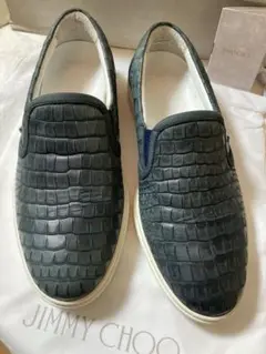 JIMMY CHOO スリッポン　ネイビー