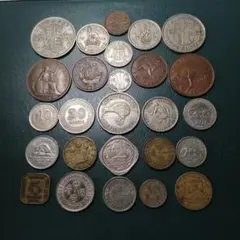 イギリス帝国旧硬貨。